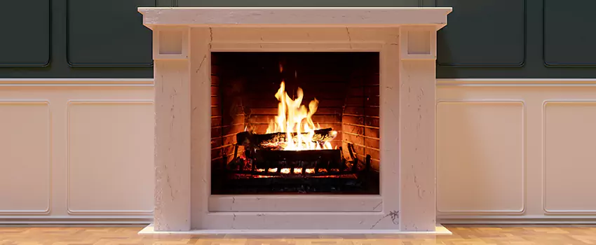Decorative Electric Fireplace Installation in Farmington Hills, Michigan