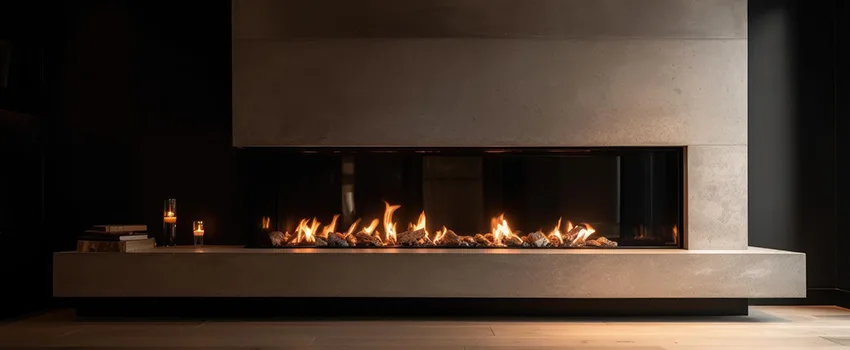 Gas Fireplace Ember Bed Design Services in Farmington Hills, Michigan