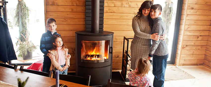 Morso Cast Iron Fireplace Insert Installation in Farmington Hills, Michigan