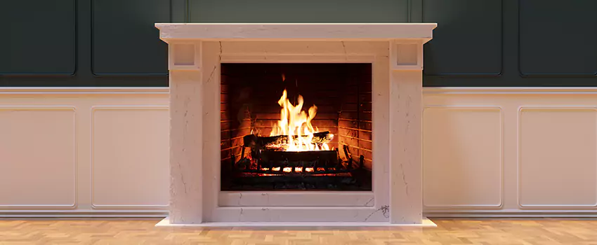 Open Flame Wood-Burning Fireplace Installation Services in Farmington Hills, Michigan