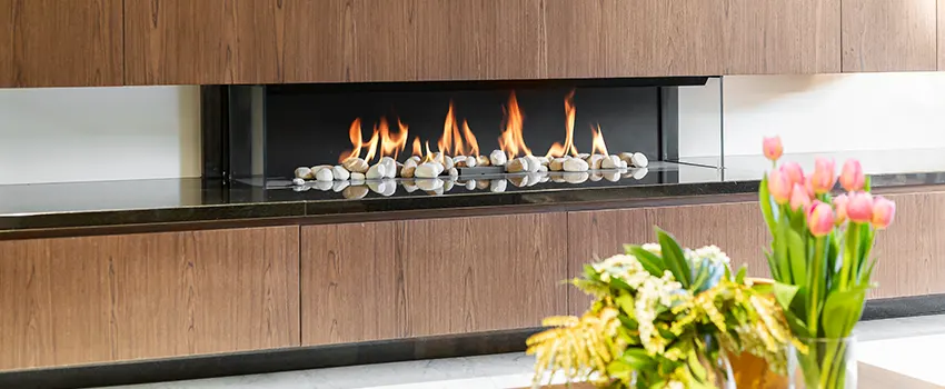 Double-height Fireplace Design Refurbishment in Farmington Hills, Michigan