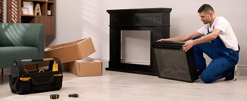 Old Rusted Metal Fireplace Repair And Replacement in Farmington Hills, MI
